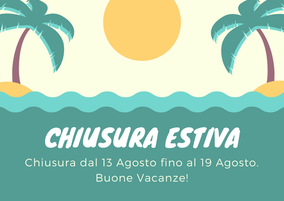 Chiusura estiva depros