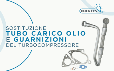 Perché sostituire il tubo carico olio e le guarnizioni del turbocompressore